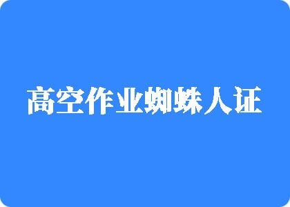 免费观看操b网站高空作业蜘蛛人证